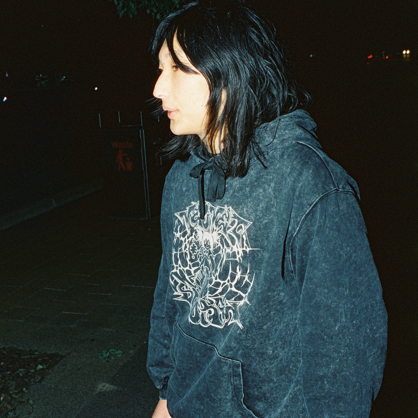 CENZO HOODIE - WASHED BLACK