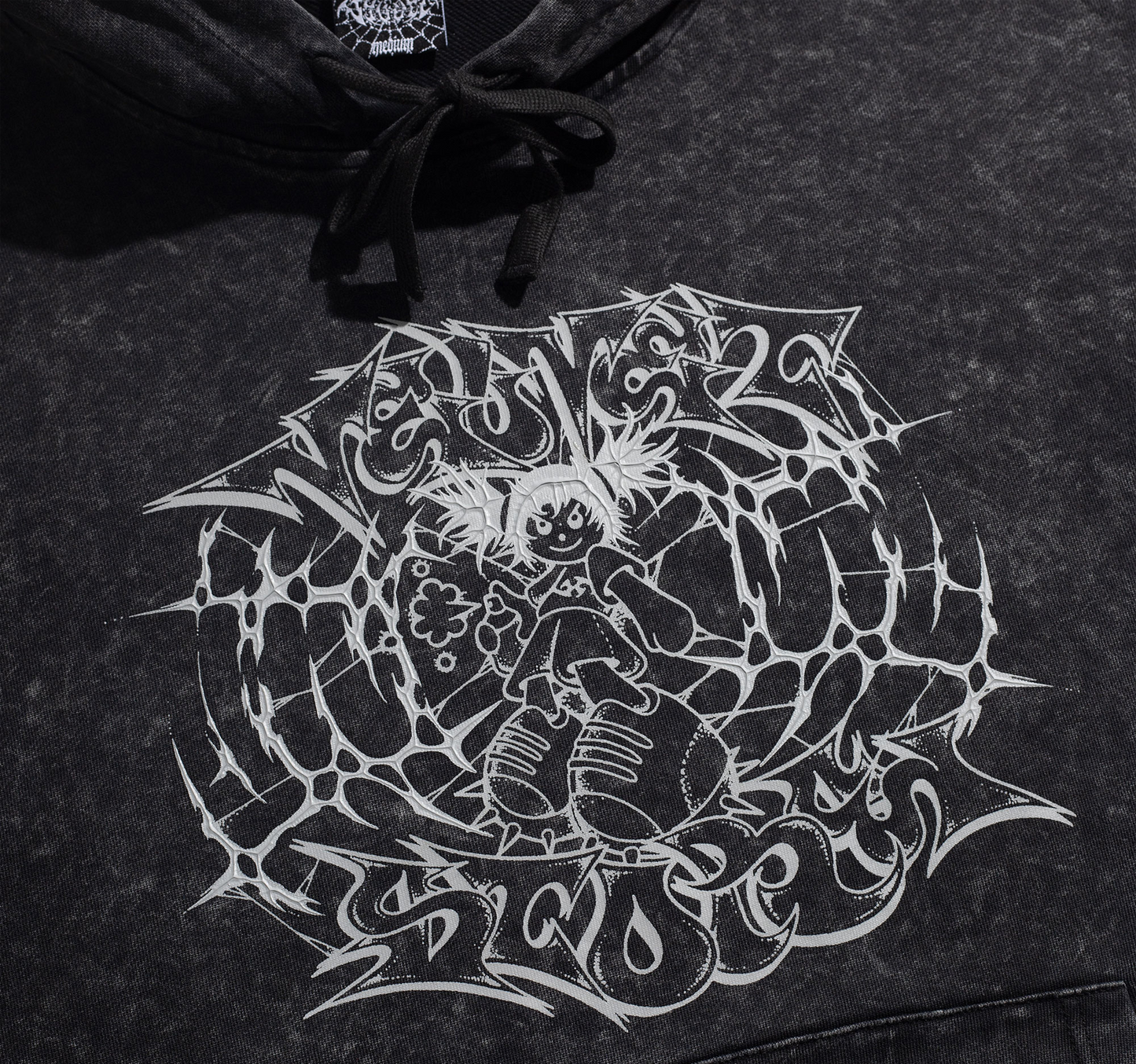 CENZO HOODIE - WASHED BLACK