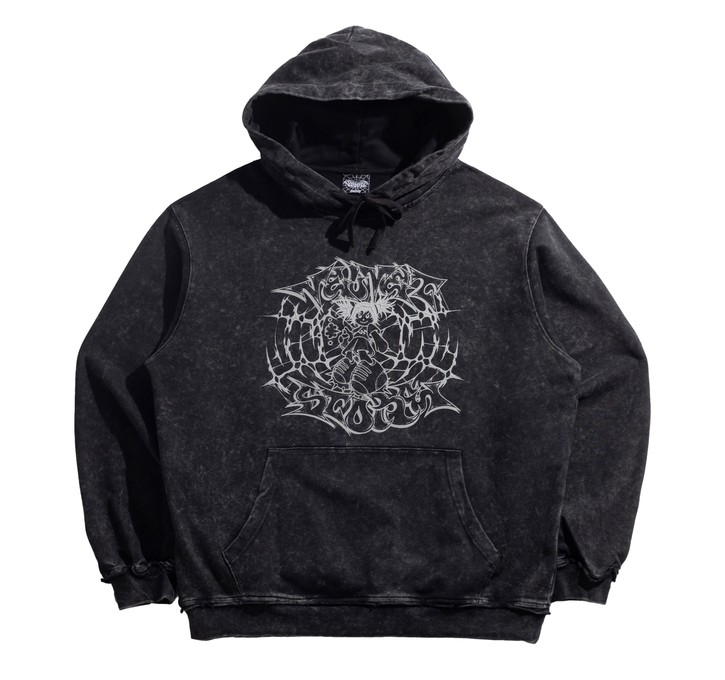 CENZO HOODIE - WASHED BLACK