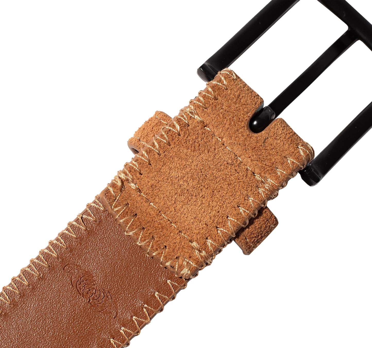 SUEDE BELT - BROWN