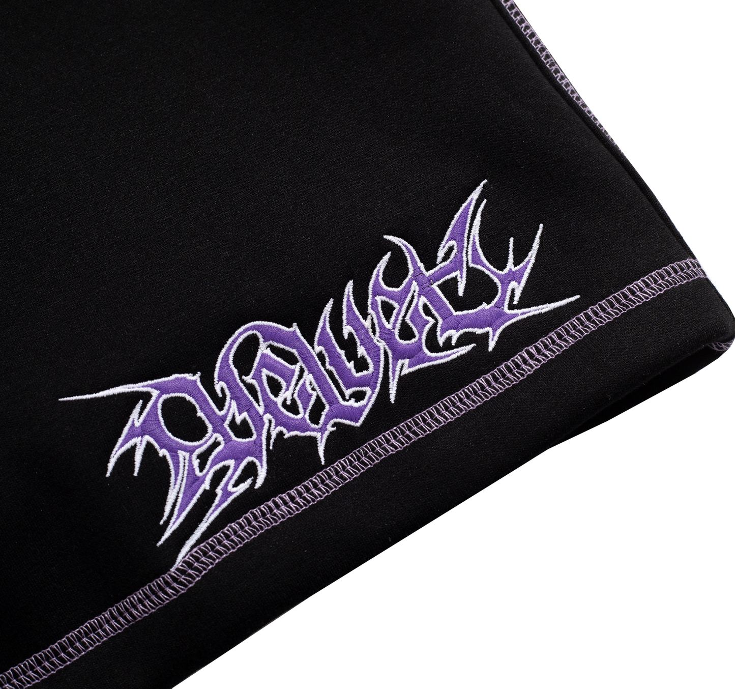 CONTRAST FLEECE SHORTS