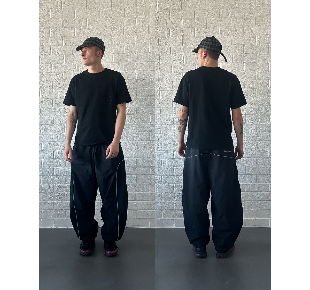 MESHLINE TRACK - BLACK