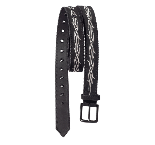 SUEDE BELT - BLACK