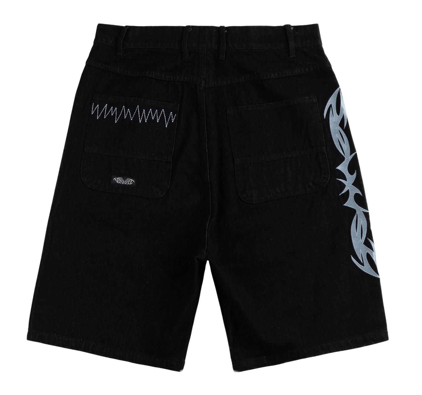 TRIBAL DENIM SHORTS