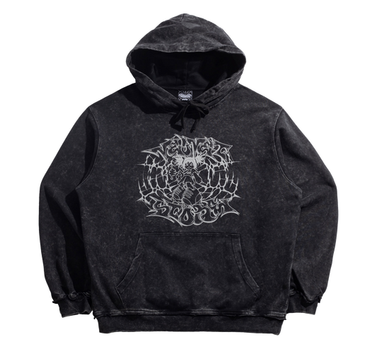 CENZO HOODIE - WASHED BLACK