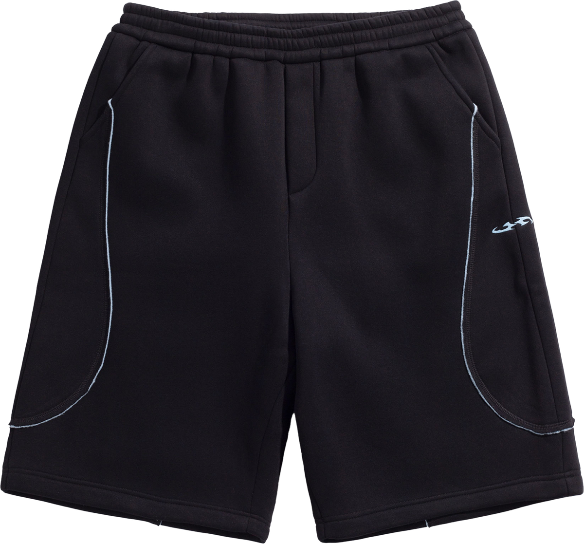 CARVE SHORTS - BLACK / BLUE