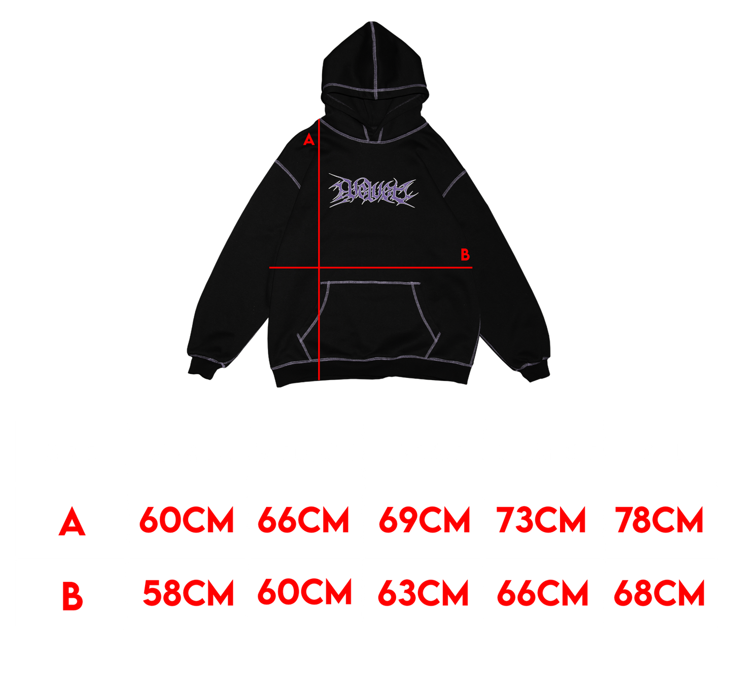 CONTRAST FLEECE HOODIE