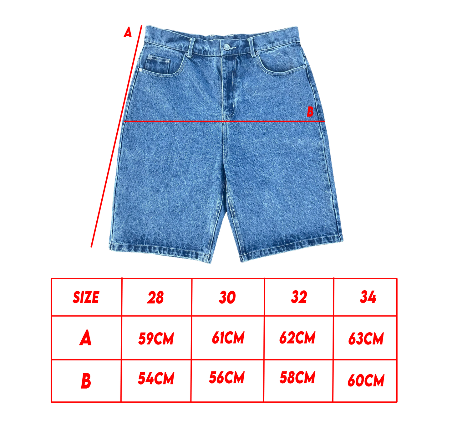 TRIBAL DENIM SHORTS