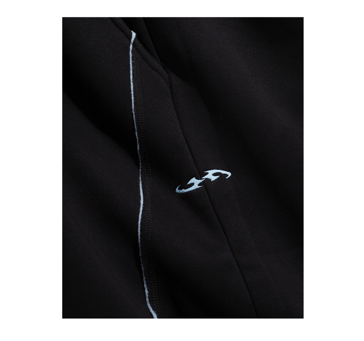 CARVE SHORTS - BLACK / BLUE