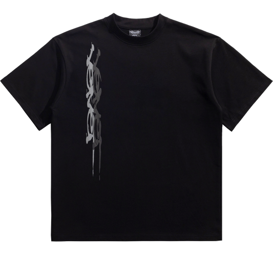 SMUDGE T-SHIRT - BLACK