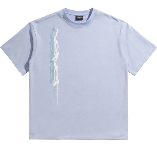 SMUDGE T-SHIRT - WASHED SAPPHIRE